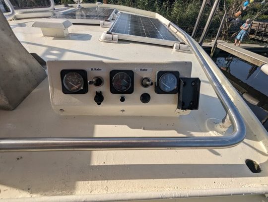 Instrumente am Aussensteuerstand