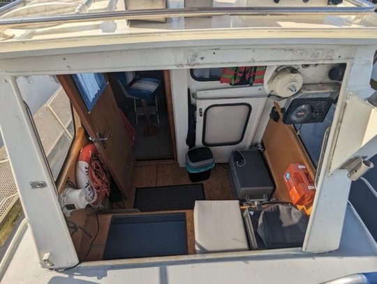 Niedergang zur Fahrerkabine